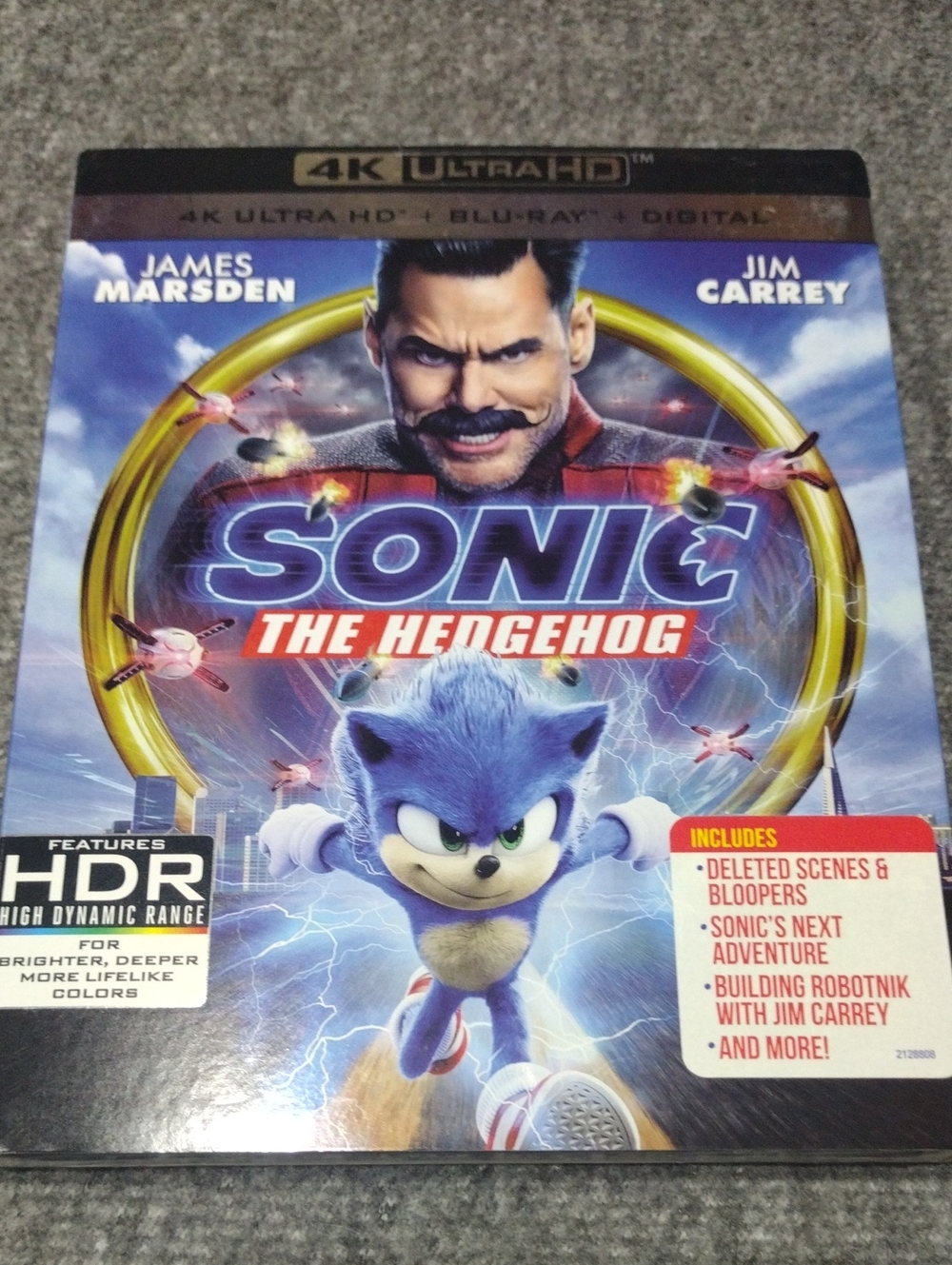 Paramount Sonic the Hedgehog 4K Ultra HD + Blu-ray